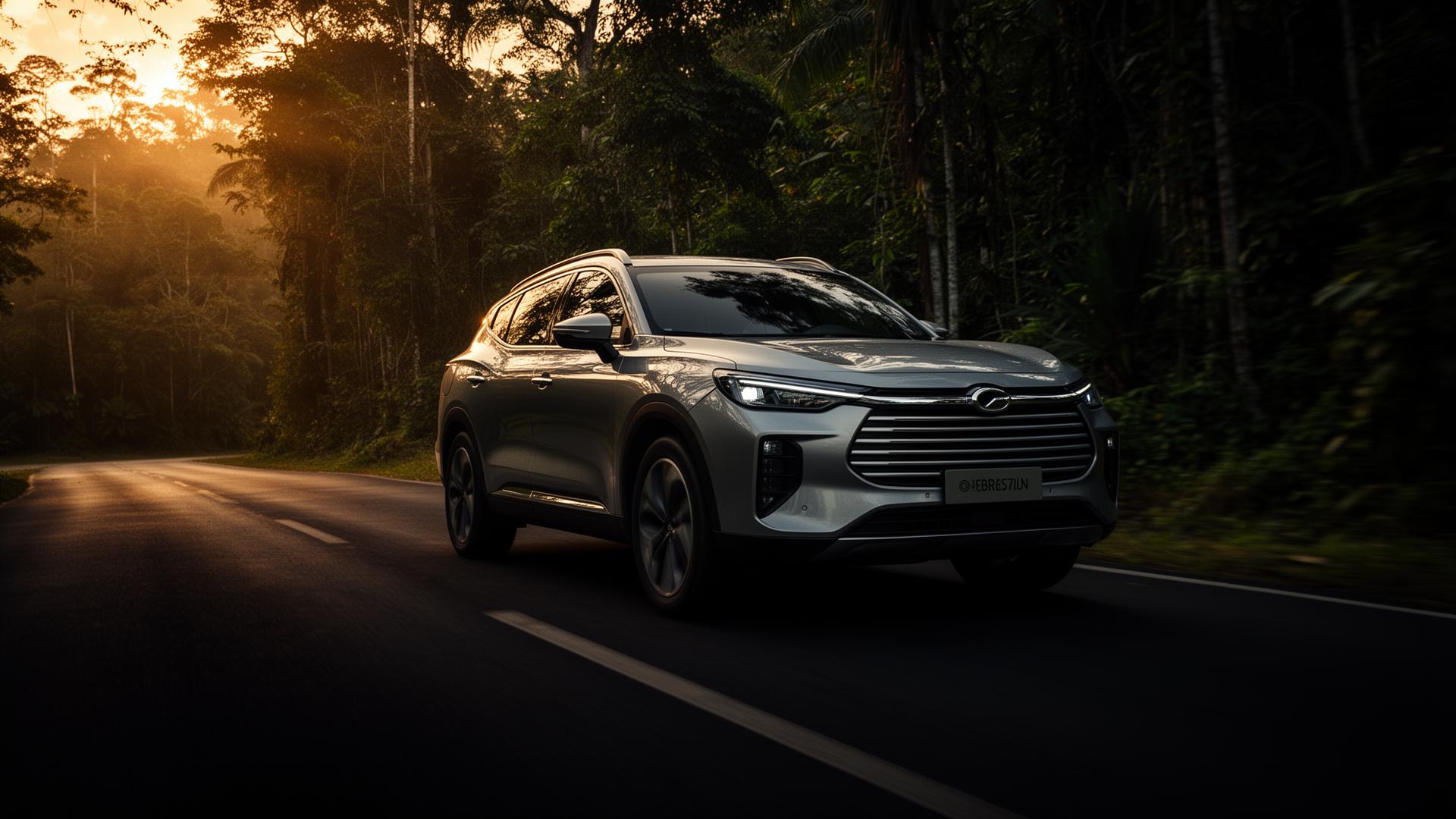SUV GAC em estrada da Amazônia